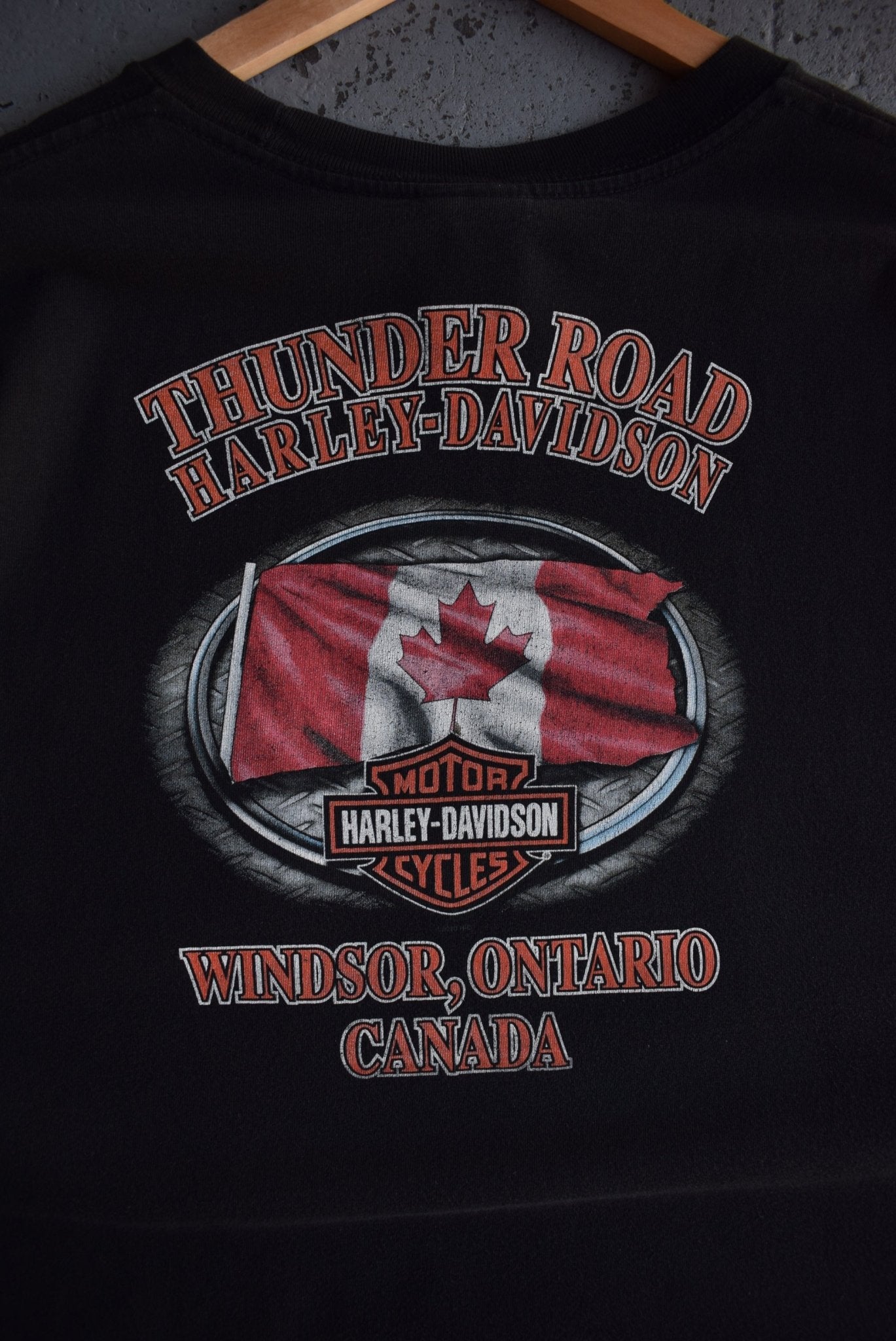 Vintage Harley Davidson Motorcycles Canada Tee (XXL) - Retrospective Store