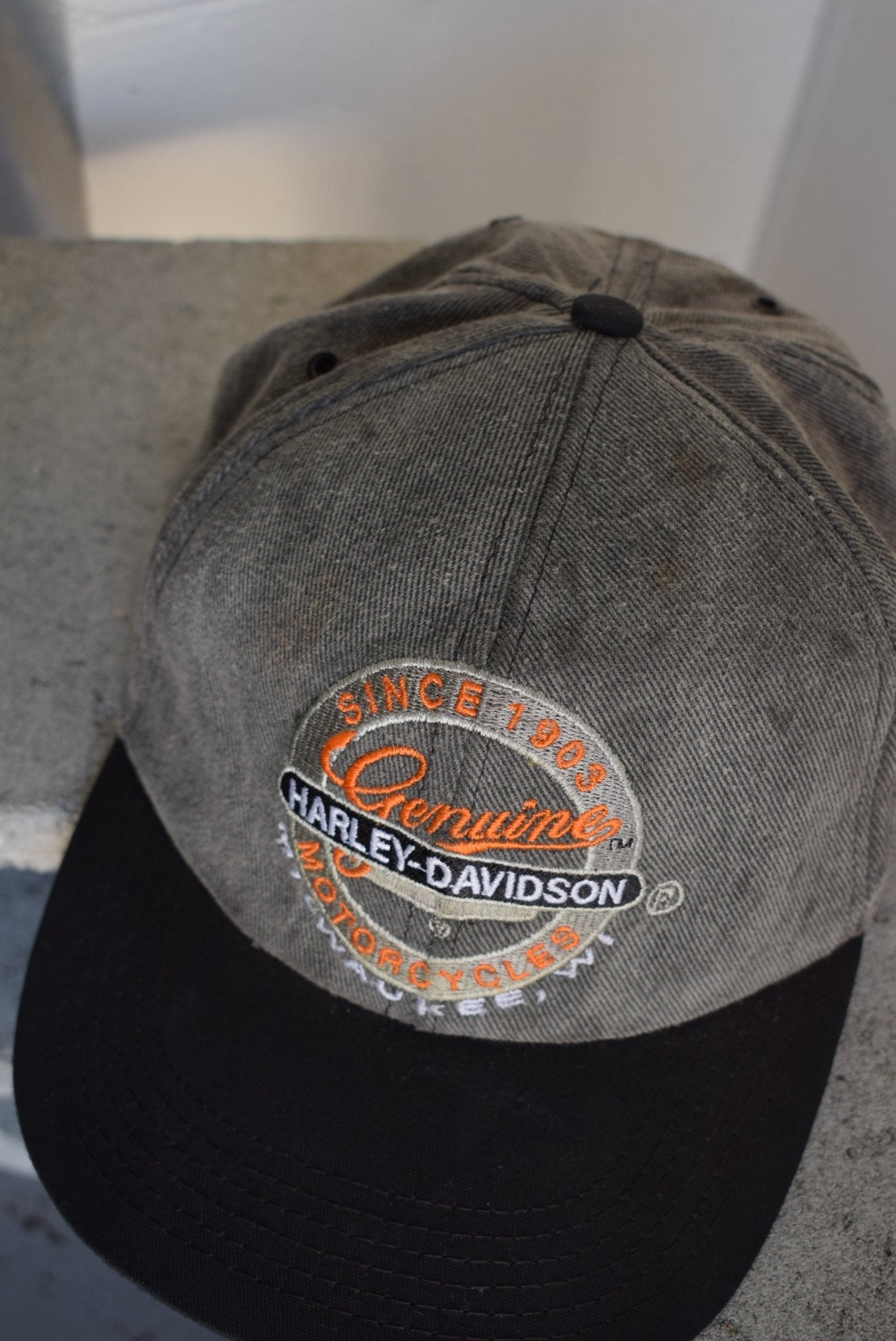 Vintage Harley Davidson Motorcycles Hat - Retrospective Store