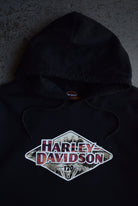 Vintage Harley Davidson Motorcycles Hoodie (XL) - Retrospective Store
