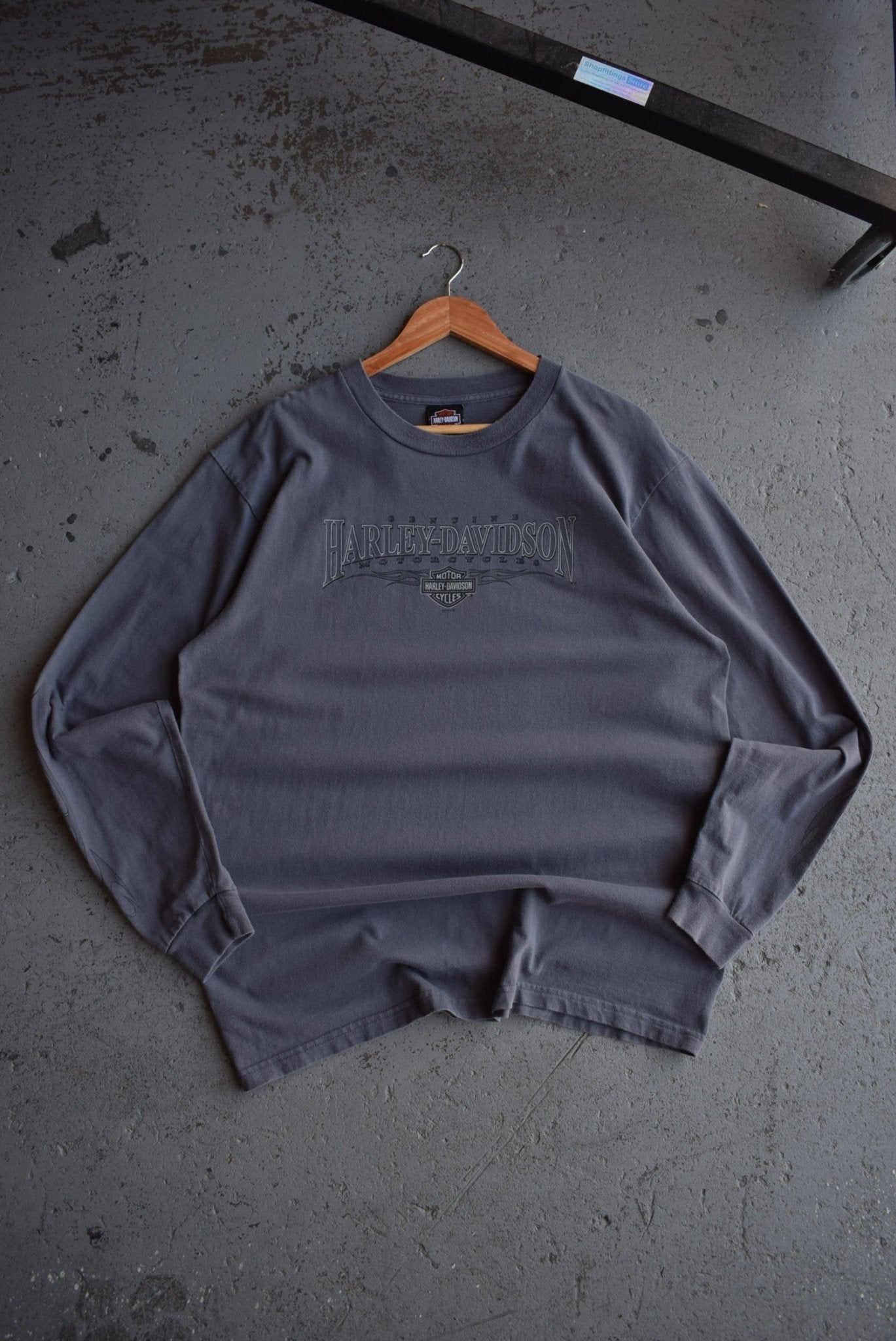 Vintage Harley Davidson Motorcycles Long Sleeve Tee (XL) - Retrospective Store