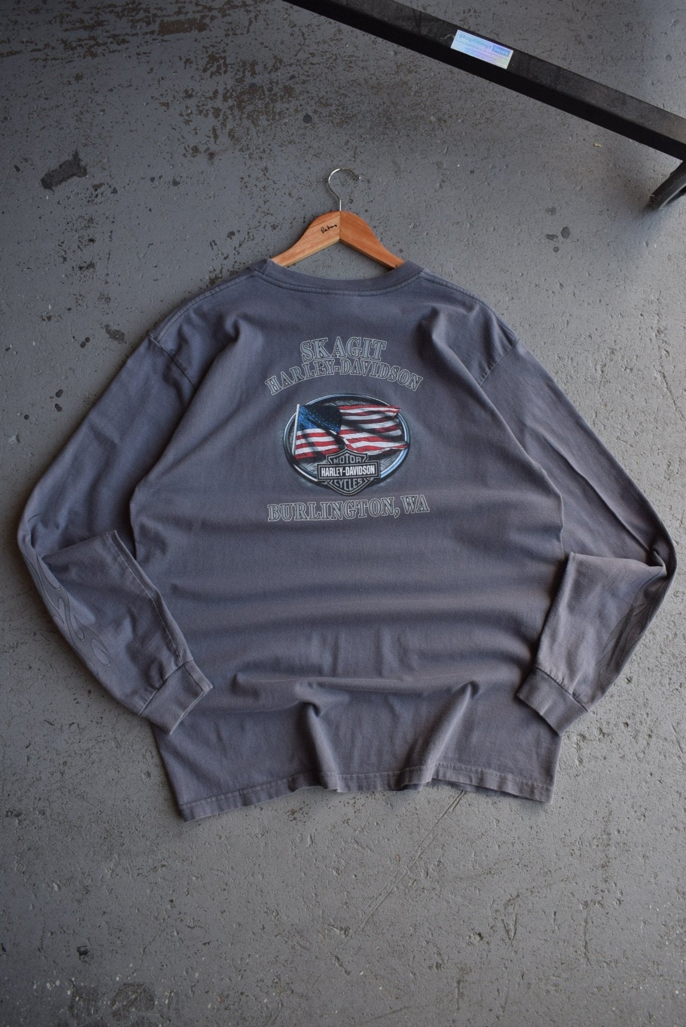 Vintage Harley Davidson Motorcycles Long Sleeve Tee (XL) - Retrospective Store