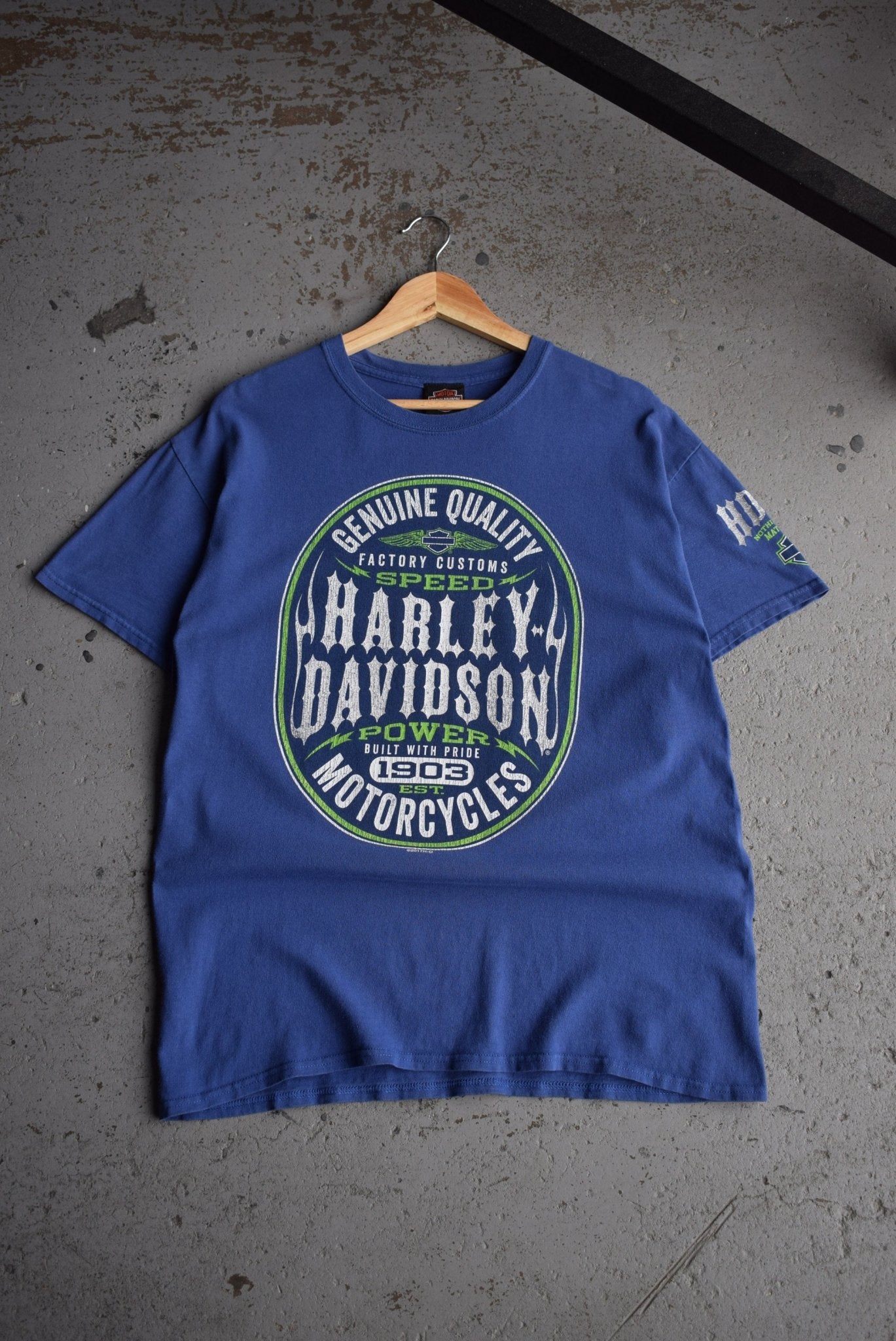 Vintage Harley Davidson Motorcycles Tee (L) - Retrospective Store