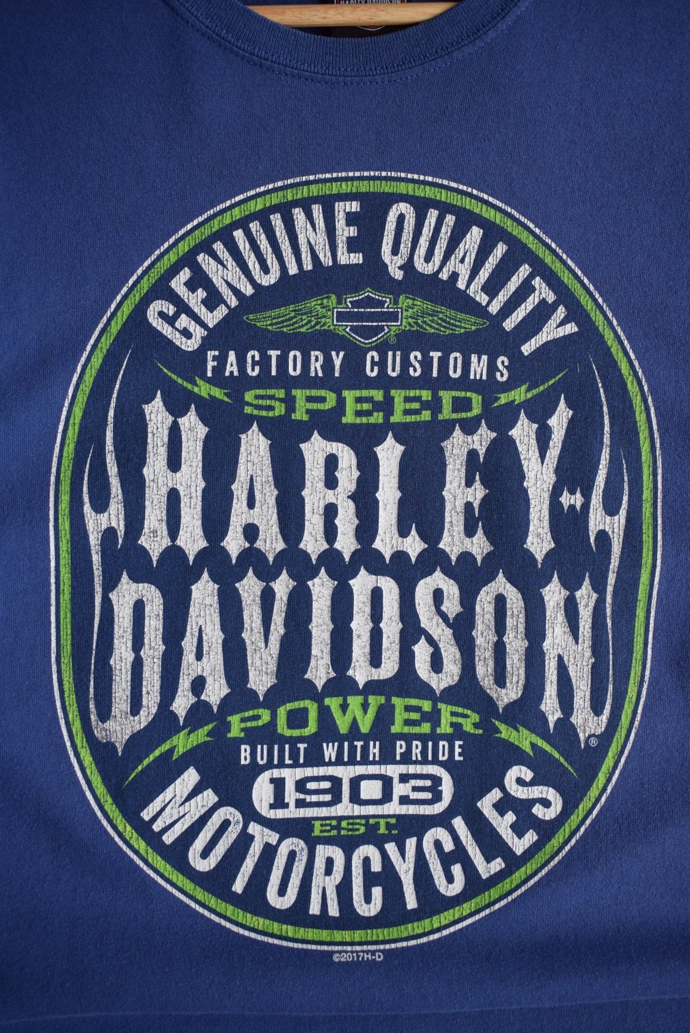Vintage Harley Davidson Motorcycles Tee (L) - Retrospective Store