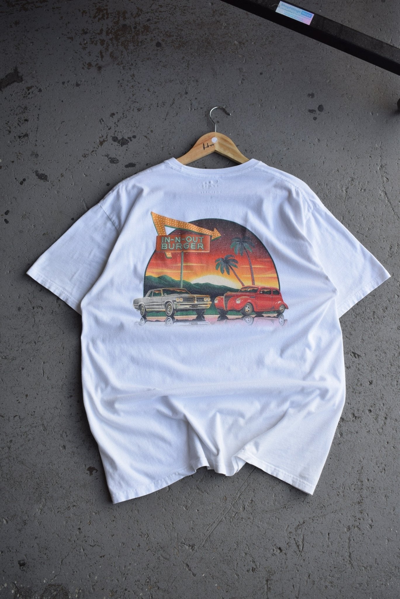 Vintage In - N - Out Burger Texas Tee (L) - Retrospective Store