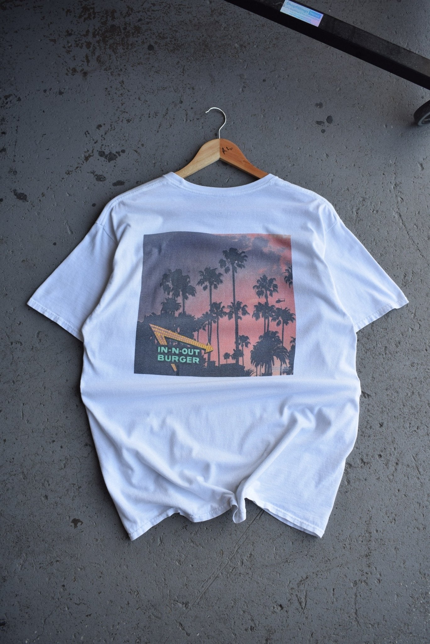 Vintage In - N - Out Burger Texas Tee (L) - Retrospective Store