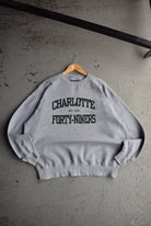 Vintage Jansport University of Charlotte Forty - Niners Embroidered Crewneck (XL) - Retrospective Store