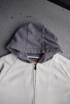 Vintage Kappa Classic Logo Embroidered Full - Zip Hoodie (M/L) - Retrospective Store