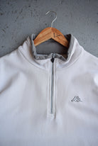 Vintage Kappa Classic Logo Embroidered Quarter Zip (XL) - Retrospective Store
