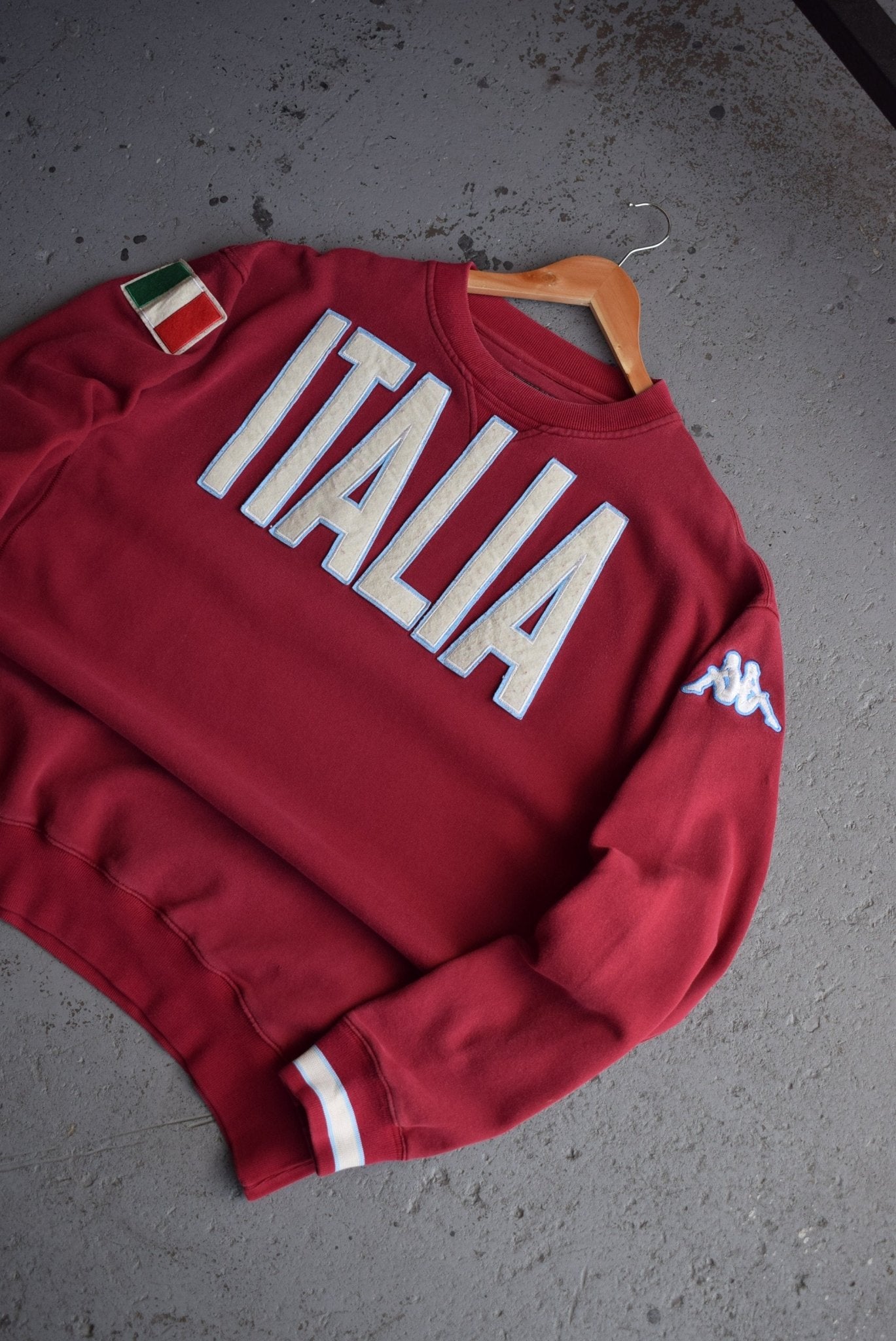 Vintage Kappa x Italy National Football Team Embroidered crewneck (XL) - Retrospective Store