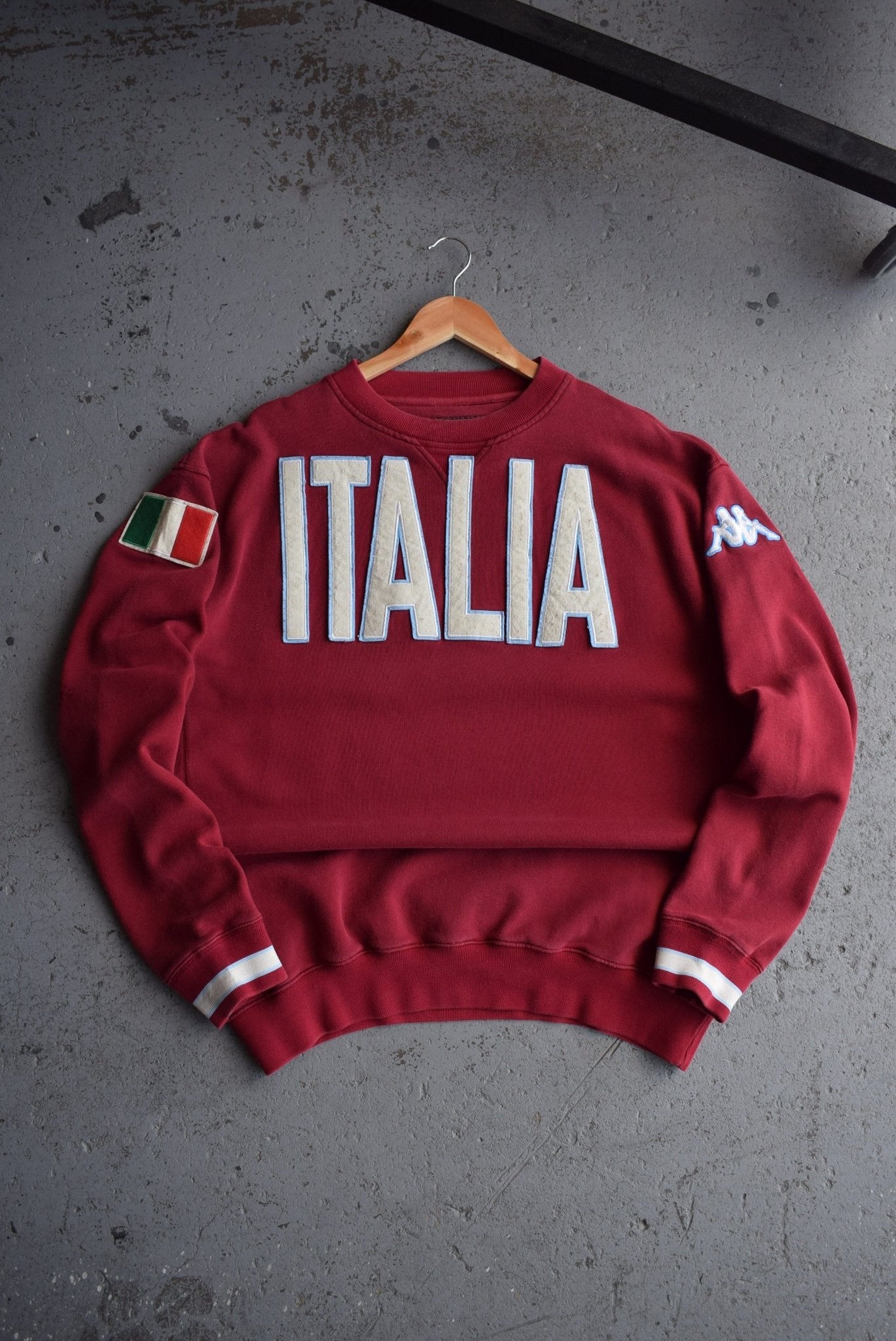 Vintage Kappa x Italy National Football Team Embroidered crewneck (XL) - Retrospective Store