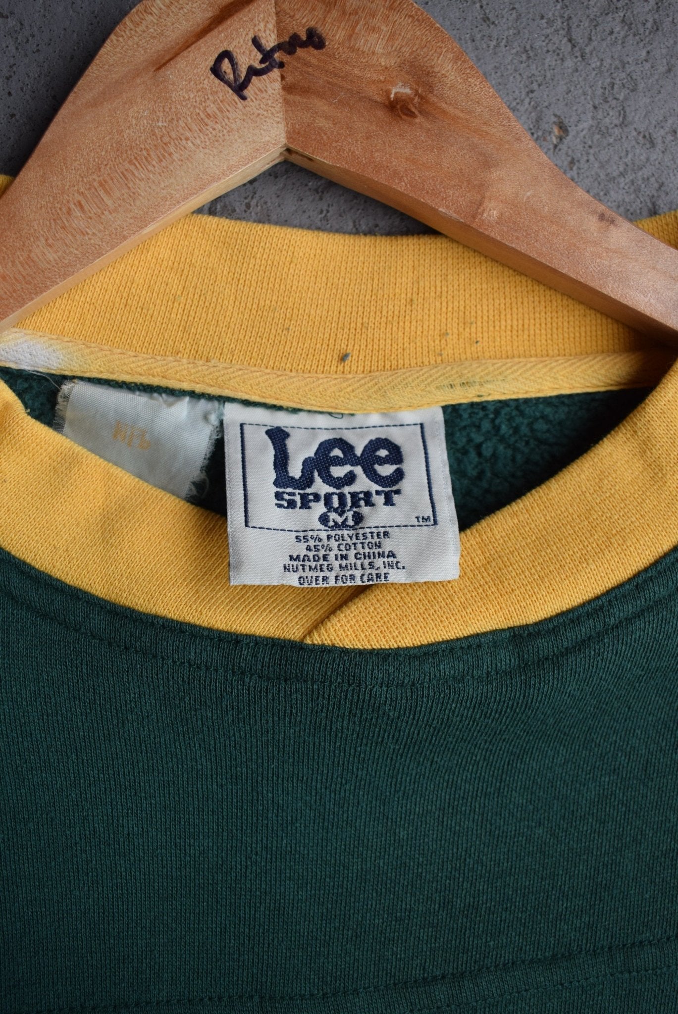 Vintage LEE Sport x NFL Green Bay Packers Embroidered Crewneck (L) - Retrospective Store