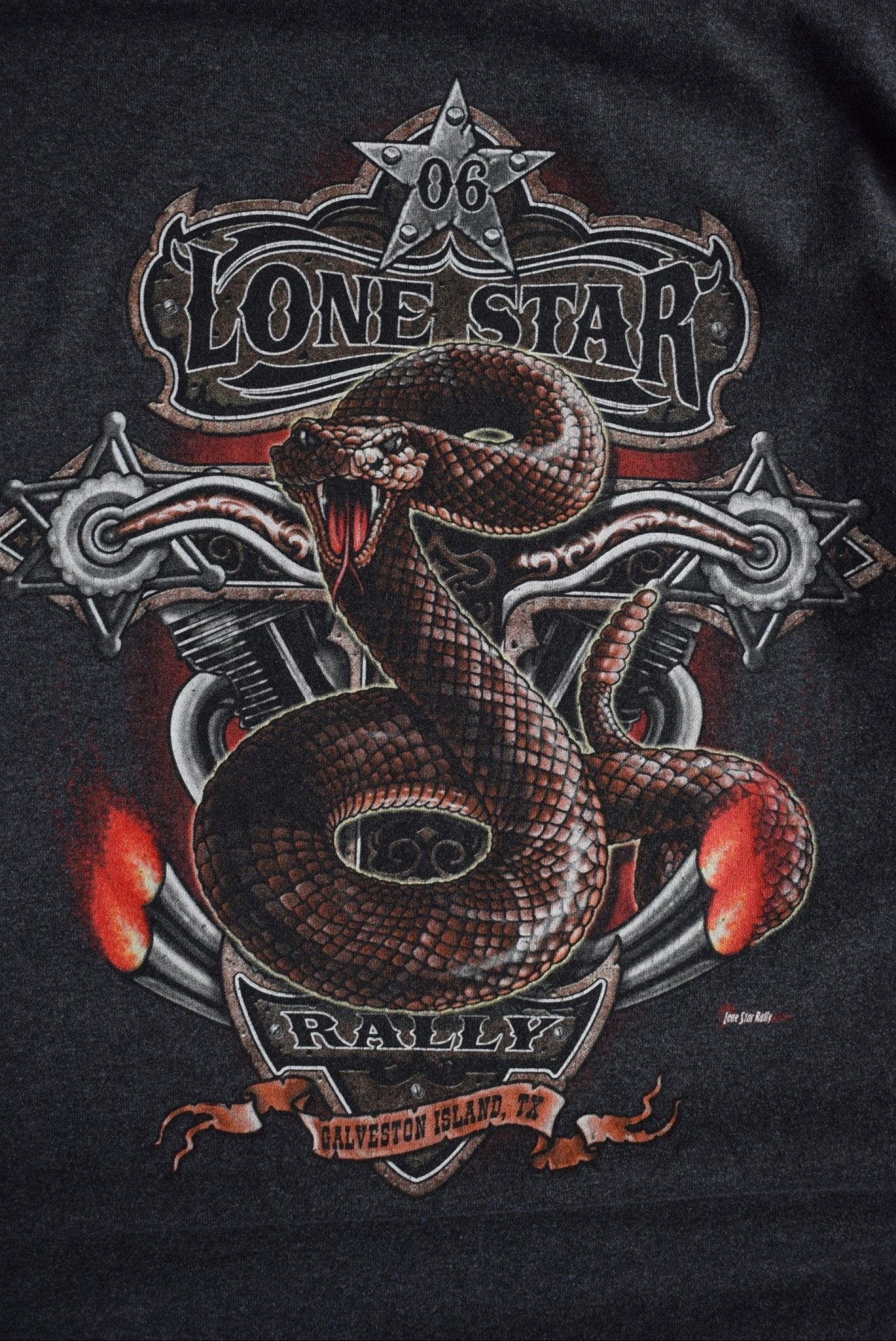 Vintage Lone Star Rally Long Sleeve Tee (XL) - Retrospective Store
