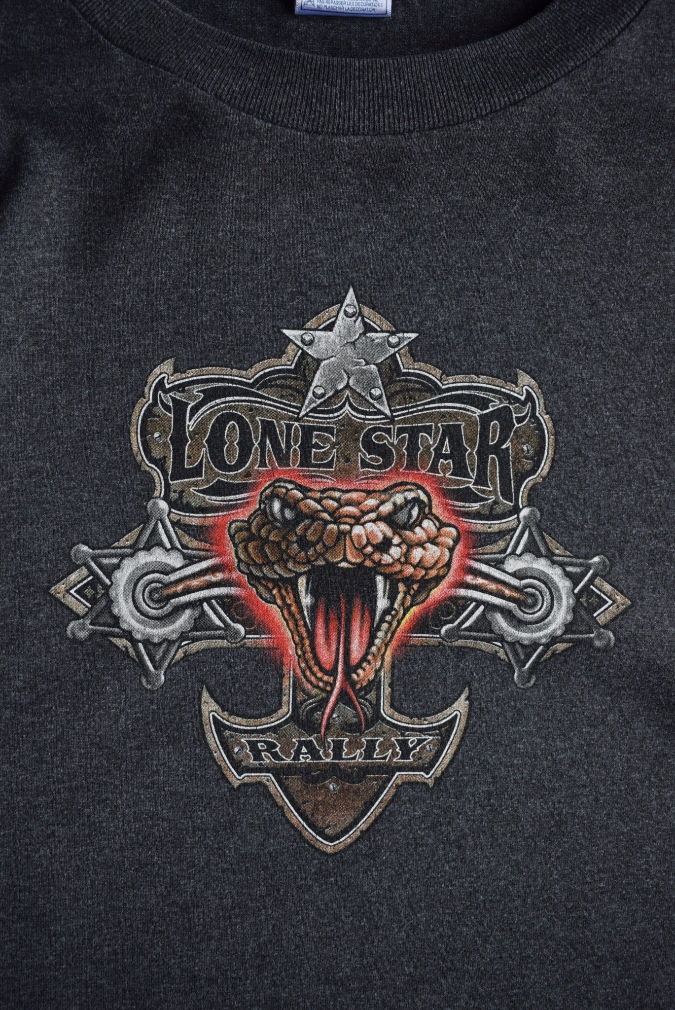 Vintage Lone Star Rally Long Sleeve Tee (XL) - Retrospective Store