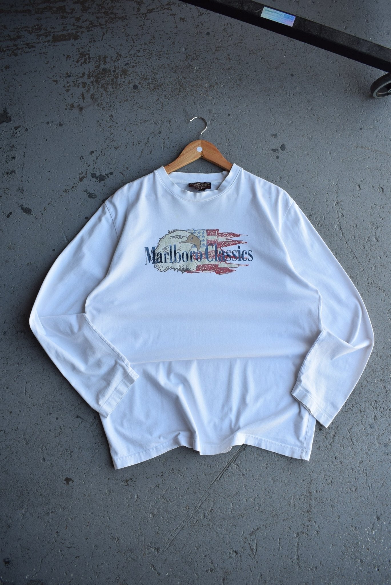 Vintage Marlboro Classics Long Sleeve Tee (L) - Retrospective Store