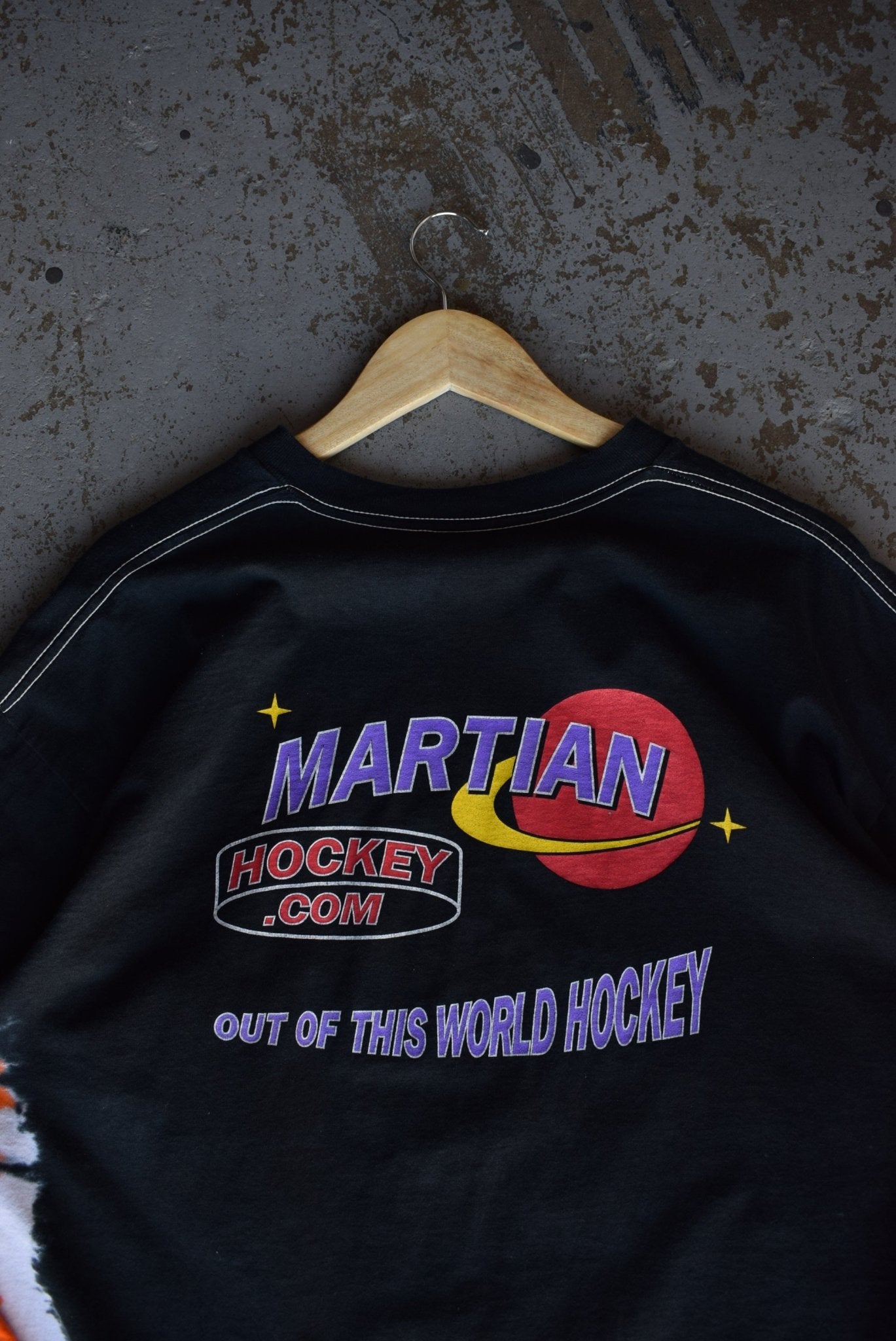 Vintage Marvin the Martian Hockey Long Sleeve Tee (XL) - Retrospective Store