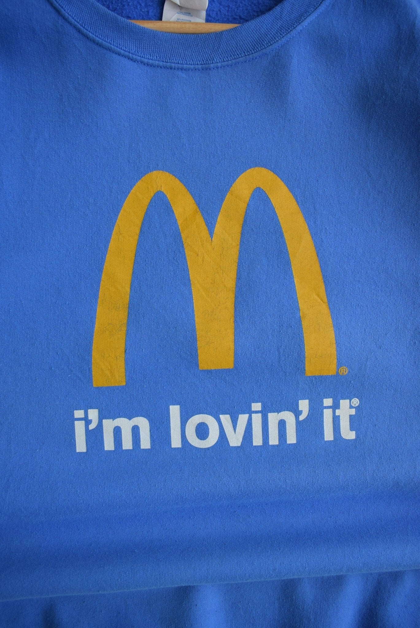 Vintage Mcdonald's 'I'm Lovin' It' Graphic Crewneck (XXL) - Retrospective Store