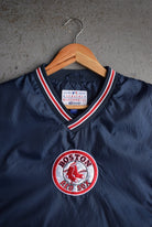 Vintage MLB Boston Red Sox Embroidered Pullover Jacket (L/XL) - Retrospective Store