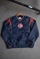 Vintage MLB Boston Red Sox Embroidered Pullover Jacket (L/XL) - Retrospective Store