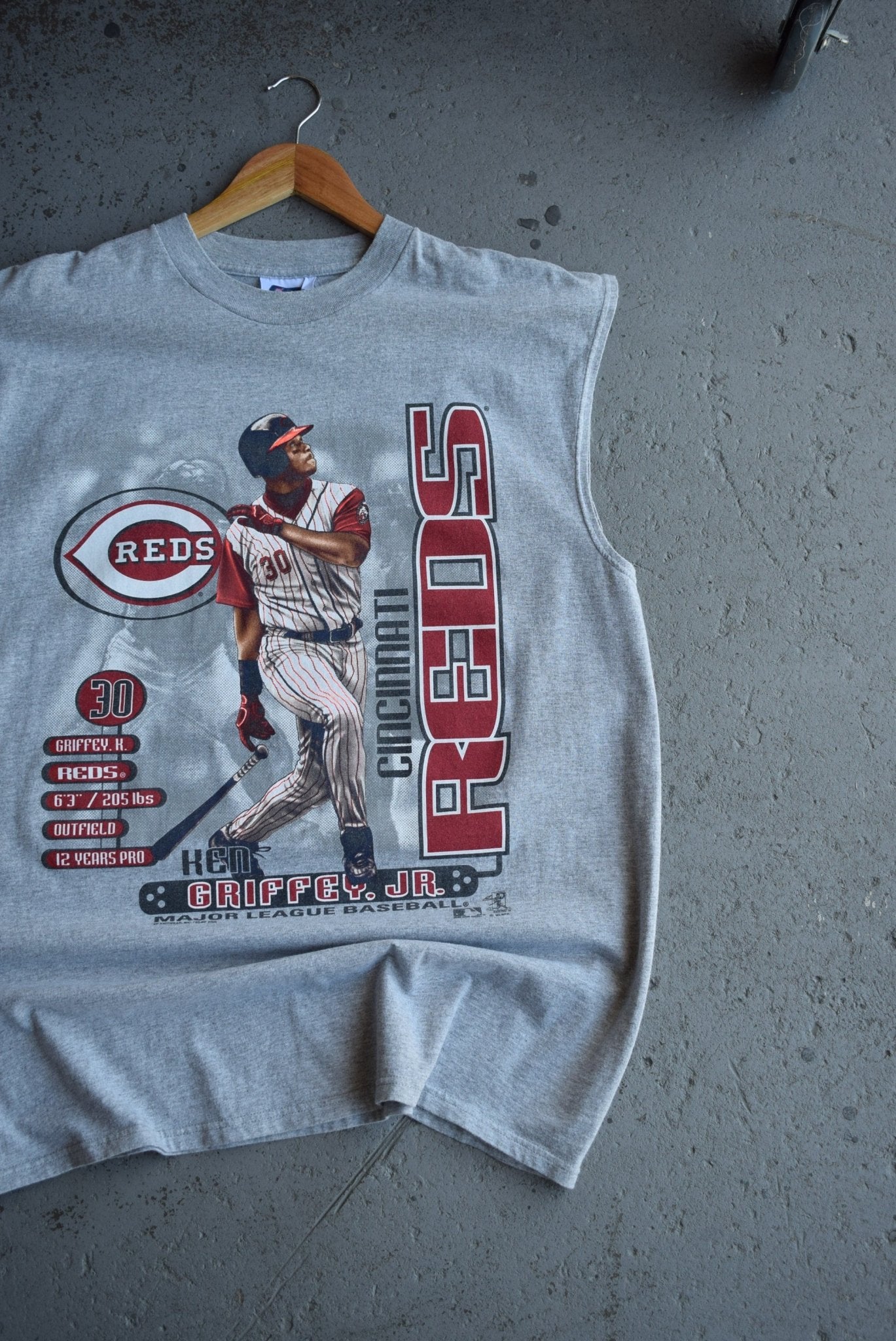 Vintage MLB Cincinatti Reds Ken Griffey Jr. Tank (XL) - Retrospective Store