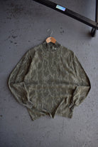 Vintage Mossy Oak Classic Logo Embroidered Mockneck (M) - Retrospective Store