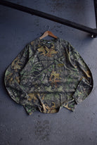 Vintage Mossy - Oak NWTF Long Sleeve Pocket Tee (XL) - Retrospective Store