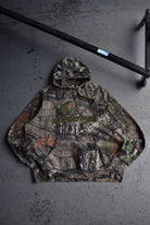 Vintage Mossy Oak Real Tree Embroidered Hoodie (XL) - Retrospective Store