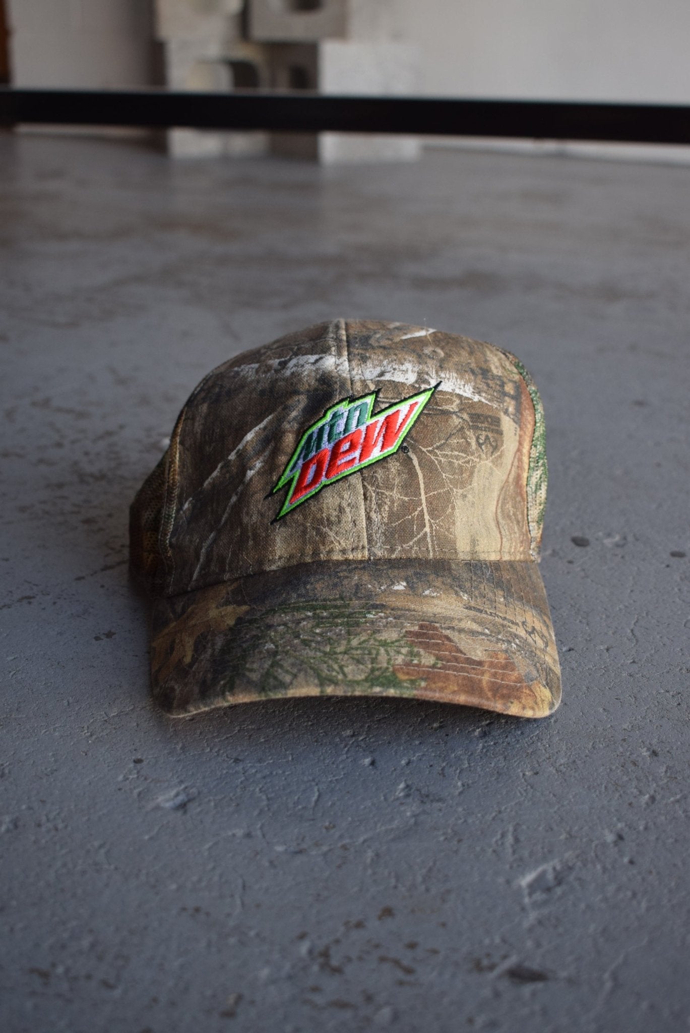 Vintage Mtn Dew Camo Hat Retrospective Store