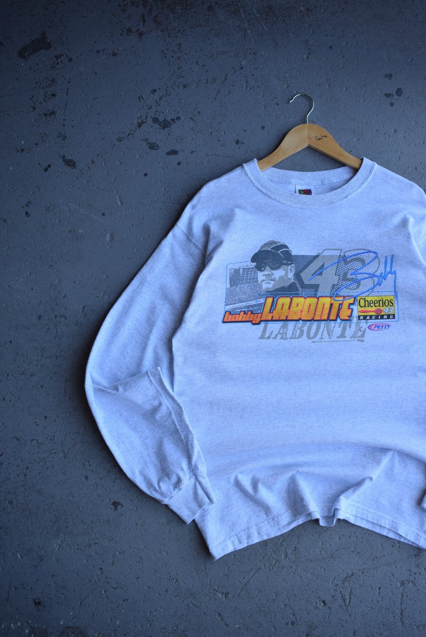 Vintage NASCAR Bobby Labonte Long Sleeve Tee (L) - Retrospective Store
