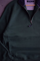 Vintage Nautica Classic Logo Embroidered Quarter Zip (L) - Retrospective Store