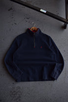 Vintage Nautica Classic Logo Embroidered Quarter Zip (M/L) - Retrospective Store