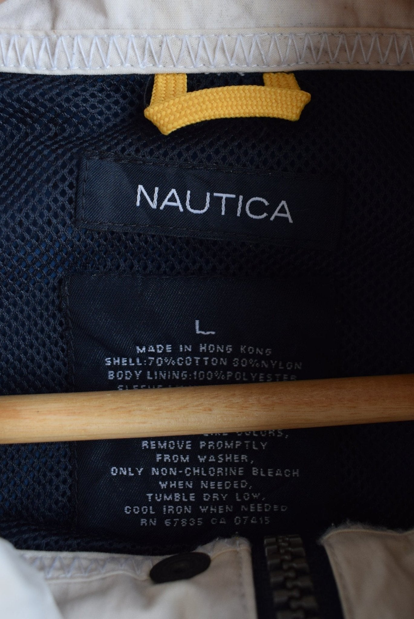 Vintage Nautica Classic Logo Jacket (L) - Retrospective Store