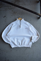 Vintage Nautica Competition Spellout Embroidered Quarter Zip Sweater (XXL) - Retrospective Store