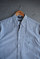 Vintage Nautica Cropped Button Up (M) - Retrospective Store