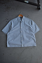 Vintage Nautica Cropped Button Up (M) - Retrospective Store
