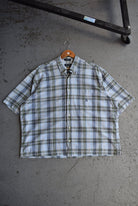 Vintage Nautica Cropped Button Up (XL) - Retrospective Store