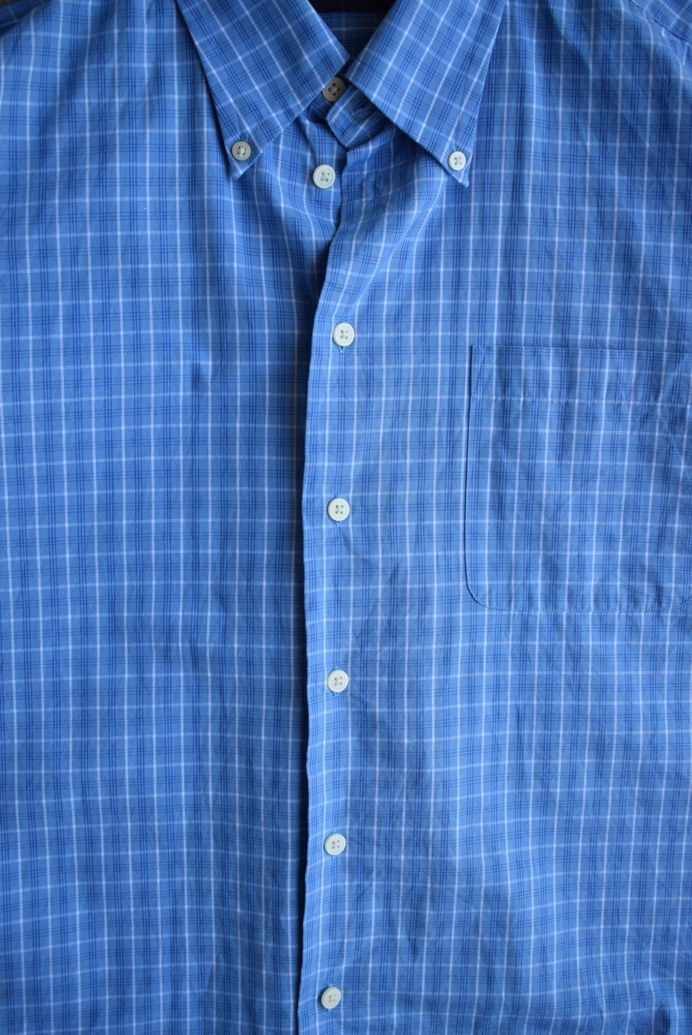 Vintage Nautica Cropped Button Up (XL/XXL) - Retrospective Store