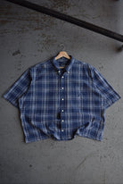 Vintage Nautica Cropped Button Up (XXL) - Retrospective Store