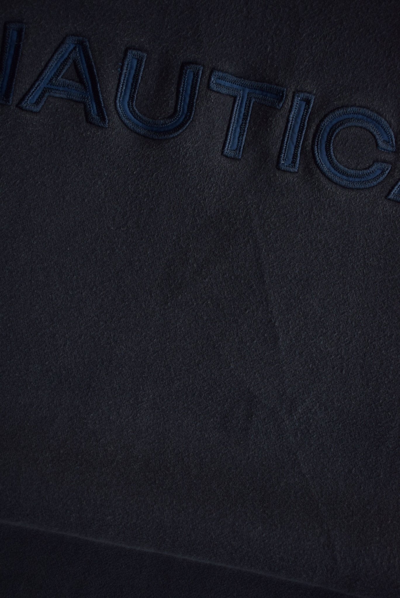 Vintage Nautica Embroidered Spellout Crewneck (XL) - Retrospective Store