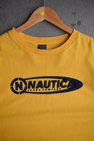 Vintage Nautica Jeans Company Embroidered Spellout Tee (XL) - Retrospective Store