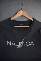 Vintage Nautica Spellout Tee (L) - Retrospective Store