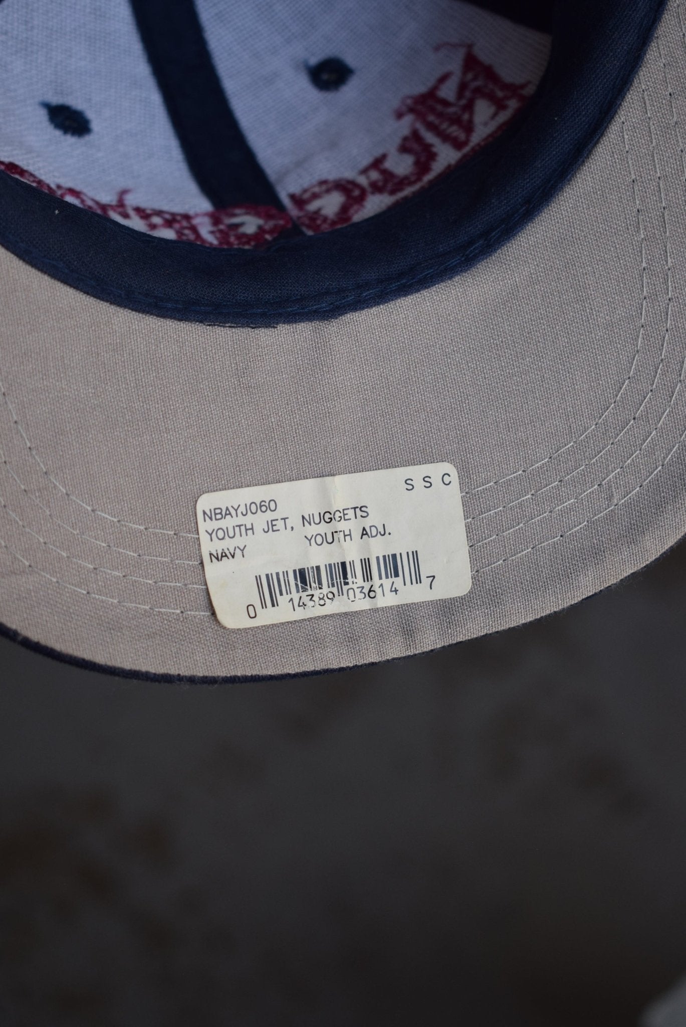 Vintage NBA Denver Nuggets Embroidered Hat (Youth) - Retrospective Store