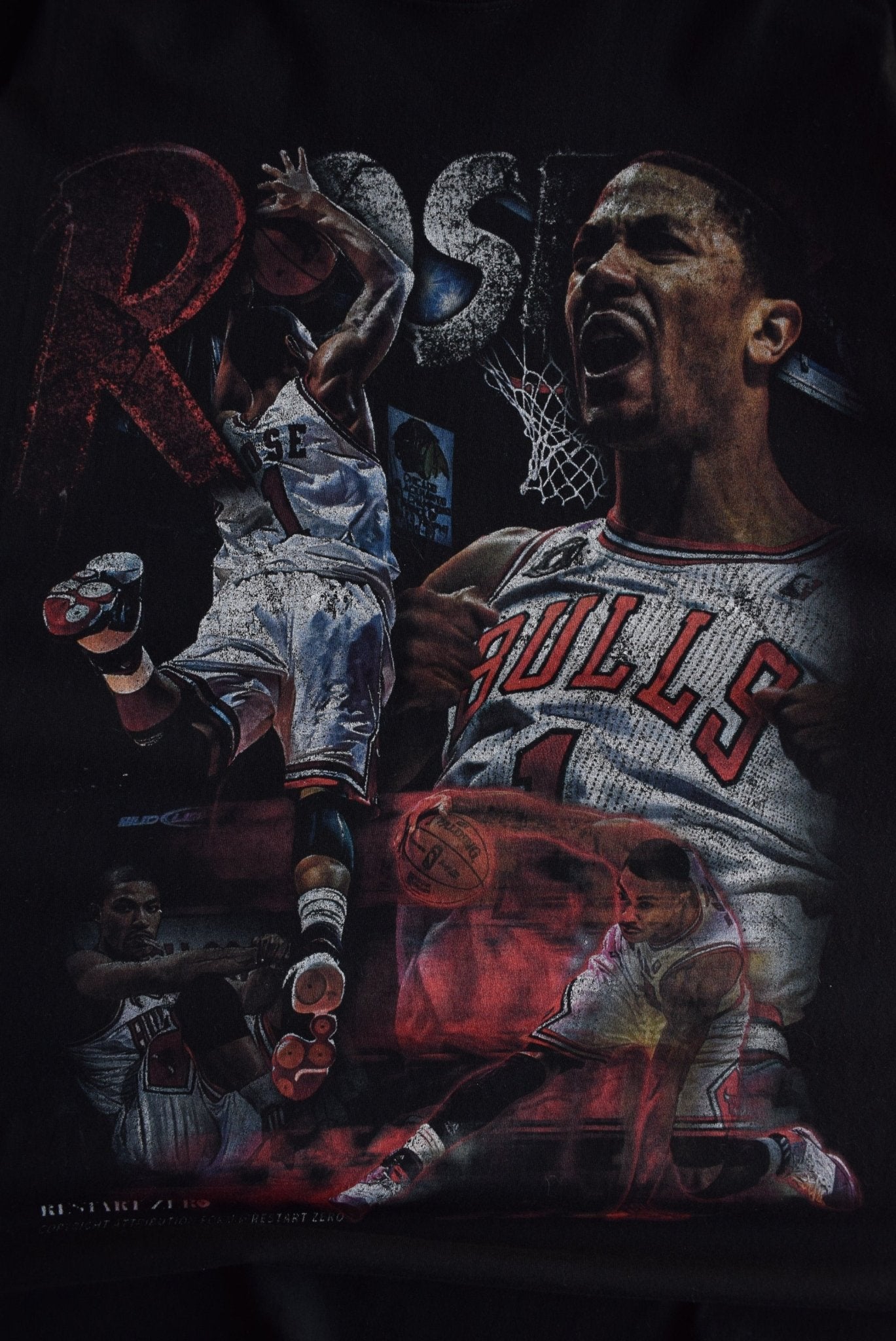 Vintage NBA Derrick Rose Tee (XL) - Retrospective Store
