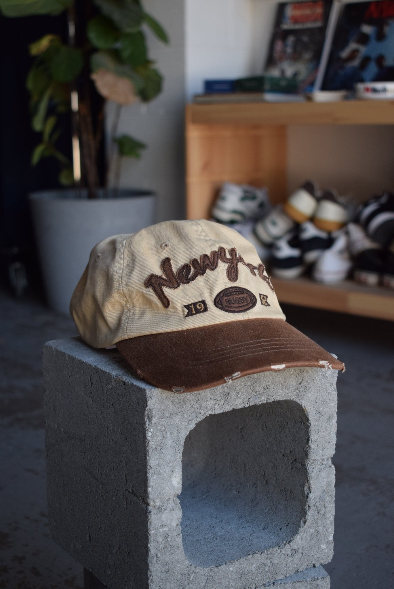 Vintage New York Rugby Embroidered Hat - Retrospective Store