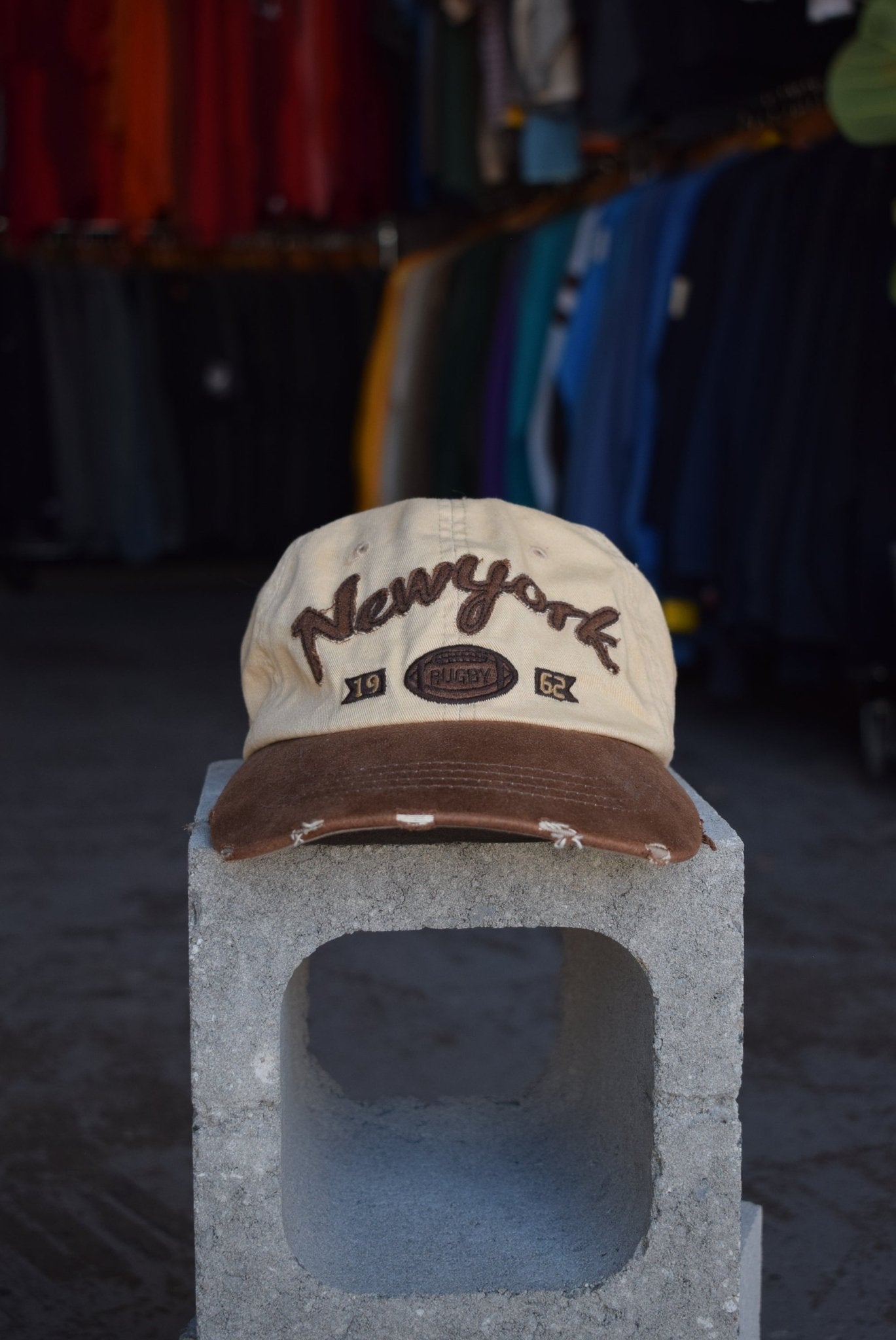 Vintage New York Rugby Embroidered Hat - Retrospective Store