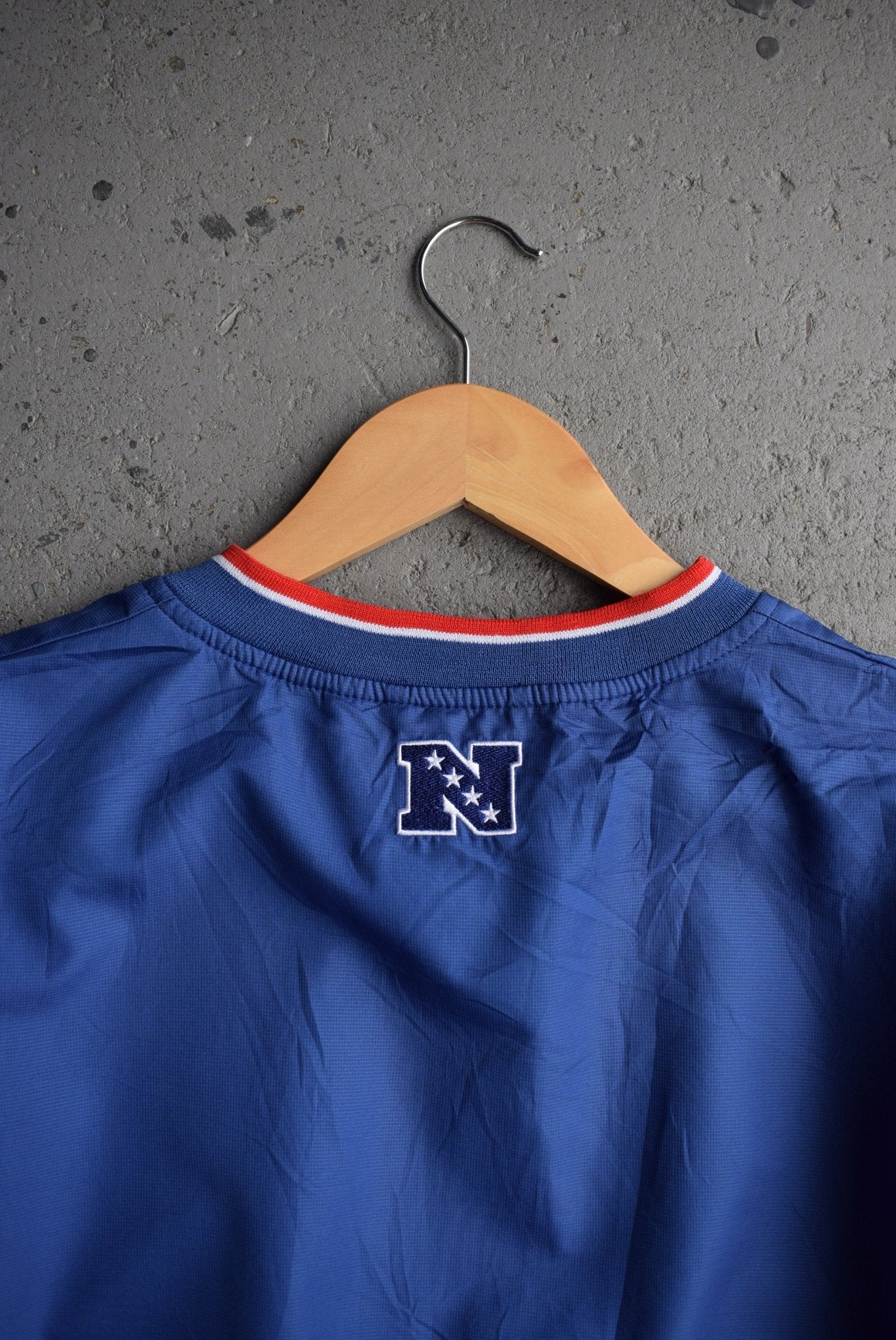 Vintage NFL New York Giants Embroidered Pullover Jacket (L) - Retrospective Store