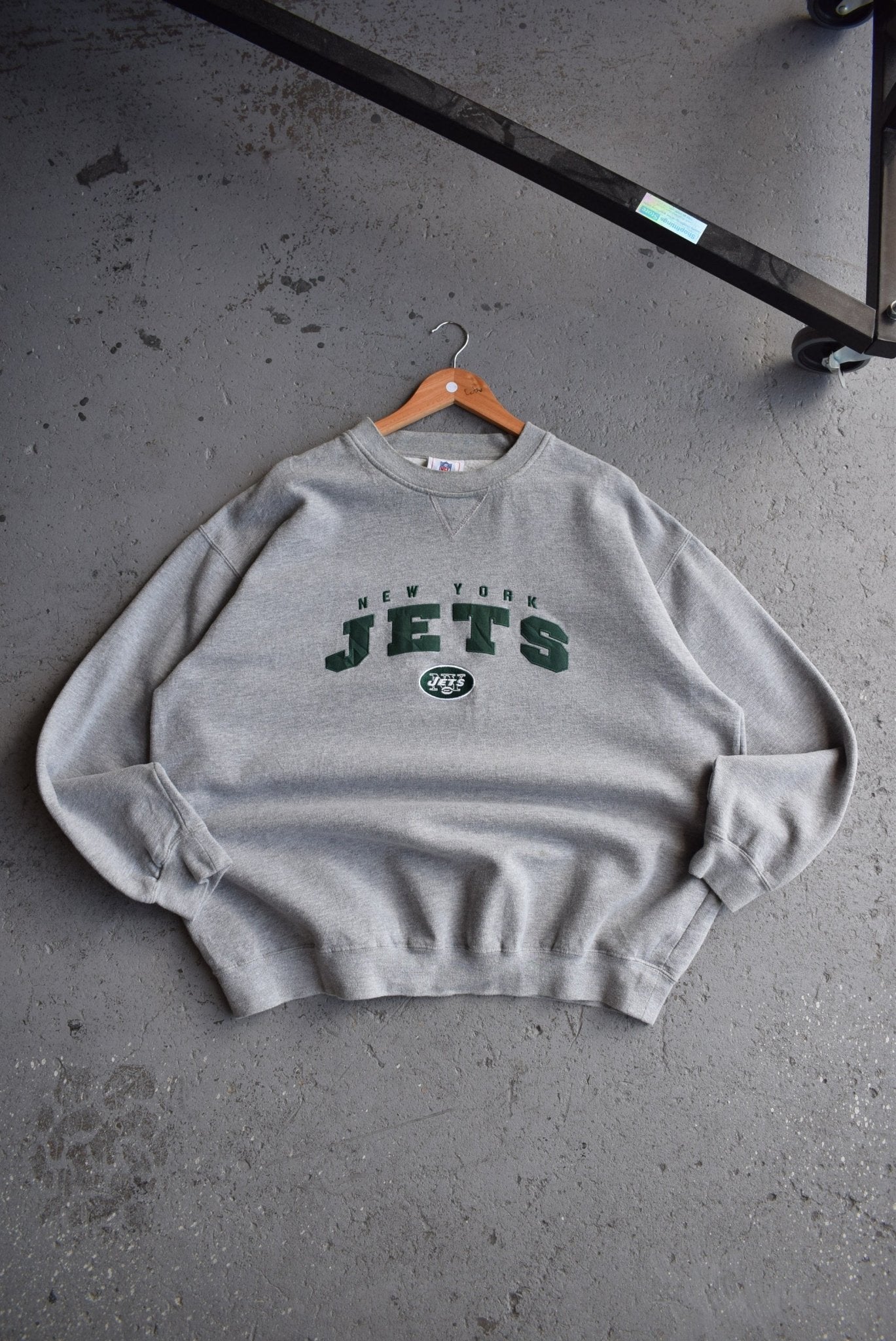 Vintage NFL New York Jets Embroidered Crewneck (XL) - Retrospective Store
