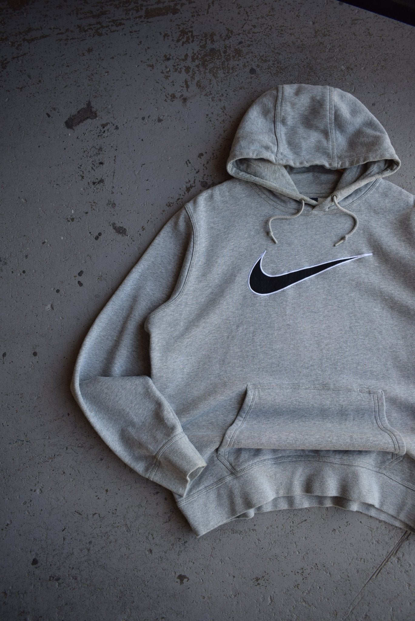 Vintage Nike Big Swoosh Embroidered Hoodie (L) - Retrospective Store