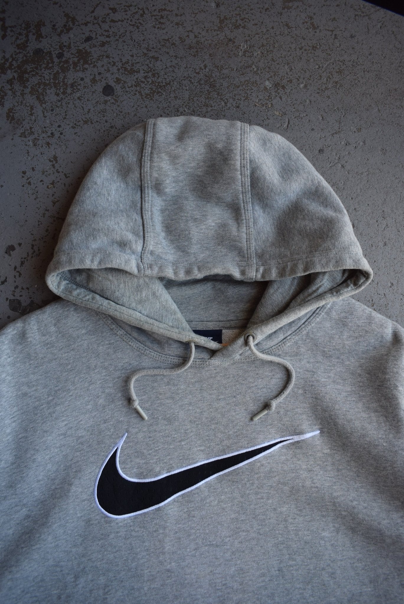 Vintage Nike Big Swoosh Embroidered Hoodie (L) - Retrospective Store