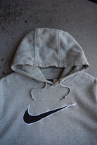 Vintage Nike Big Swoosh Embroidered Hoodie (L) - Retrospective Store