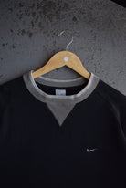Vintage Nike Classic Logo Embroidered Crewneck (L) - Retrospective Store